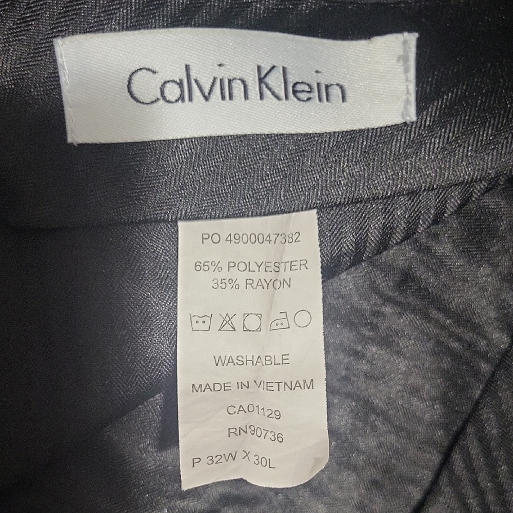 Calvin Klein Classic Black Men Pants Size 32 /30L